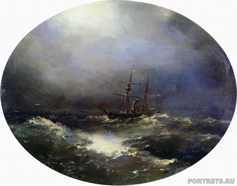 Айвазовский. Морской вид. 1900