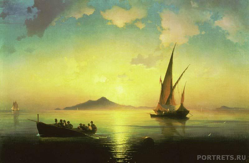Айвазовский. Неаполитанский залив. 1841