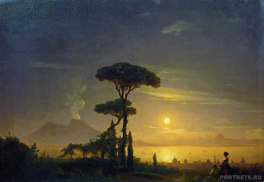 Айвазовский. Неаполитанский залив. 1845