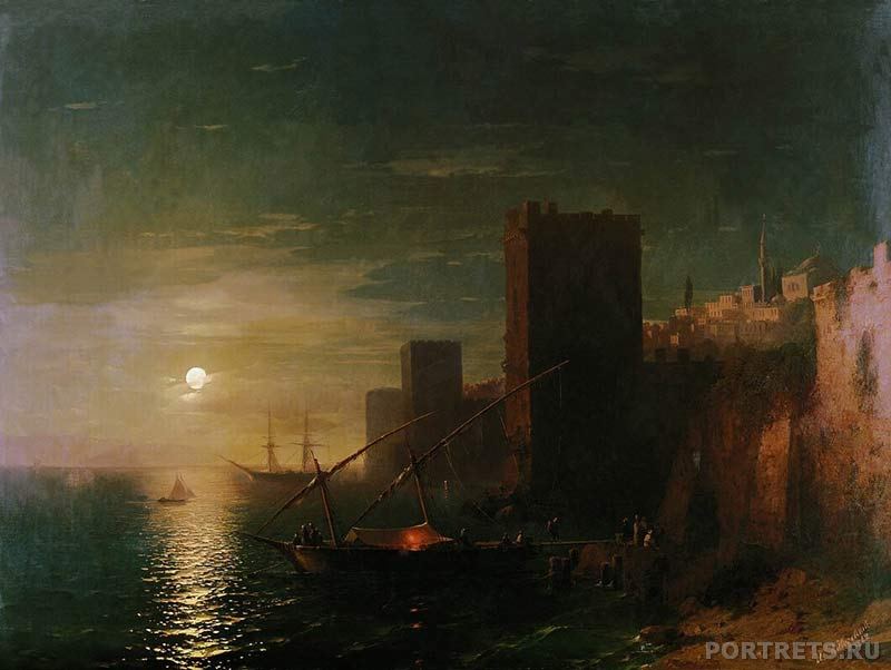 Картины на заказ. Лунная ночь в Константинополе