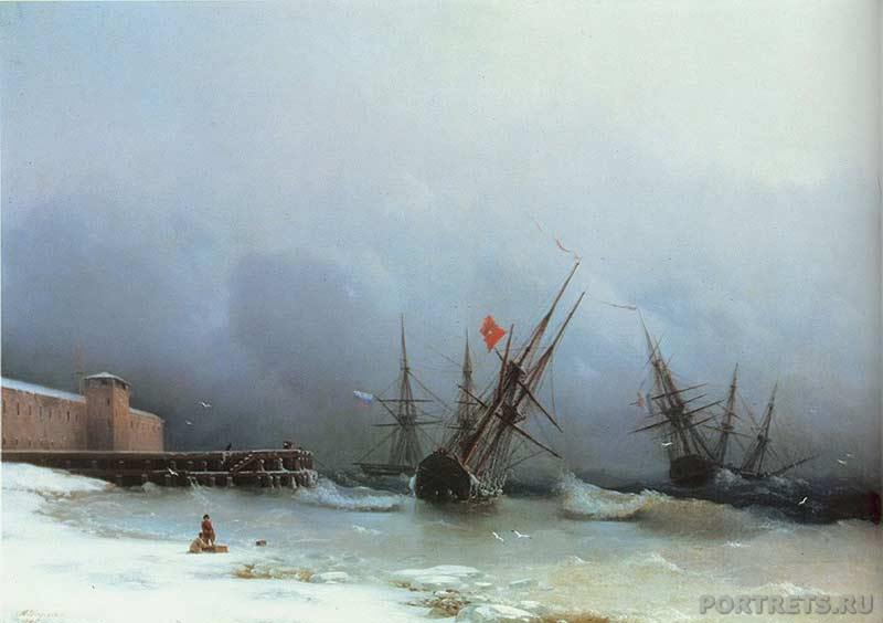 Картины на заказ. Буря. 1851