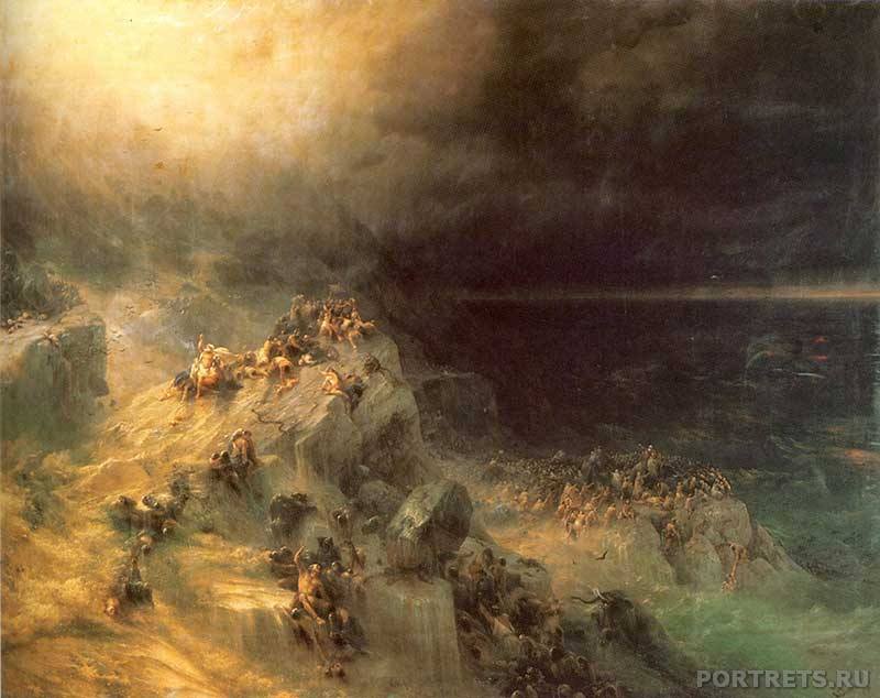 Айвазовский. Всемирный потоп. 1864