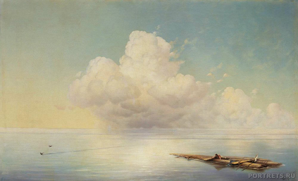 Айвазовский. Облако над тихим морем. 1877