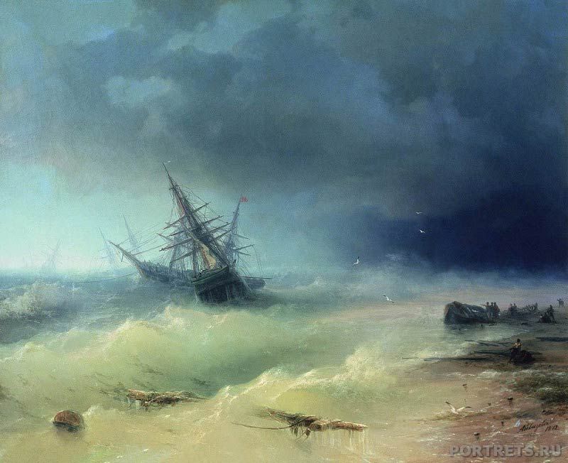 Айвазовский. Буря. 1872