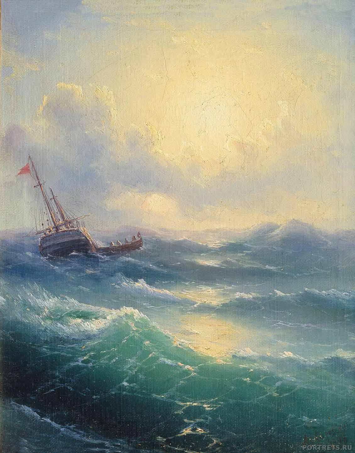 Айвазовский. Море. 1898 год