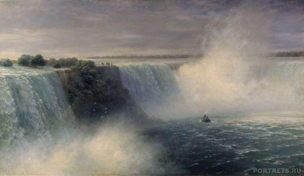 Айвазовский. Ниагарский водопад. 1892