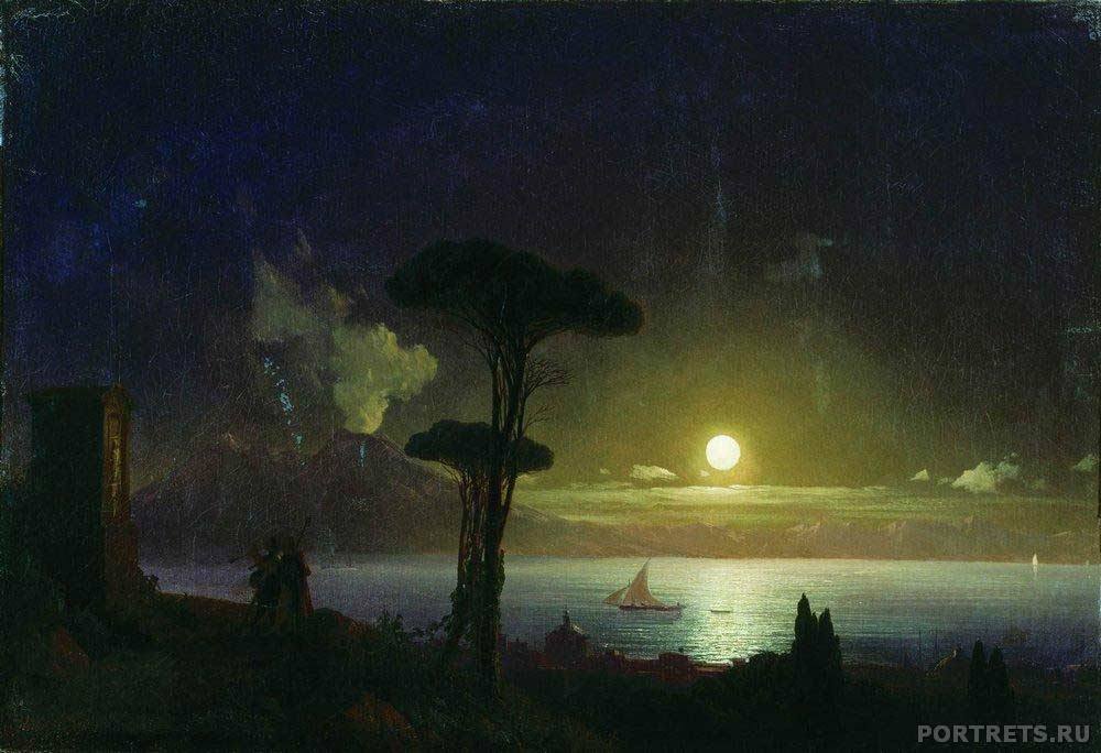 Картина Айвазовского Ночь