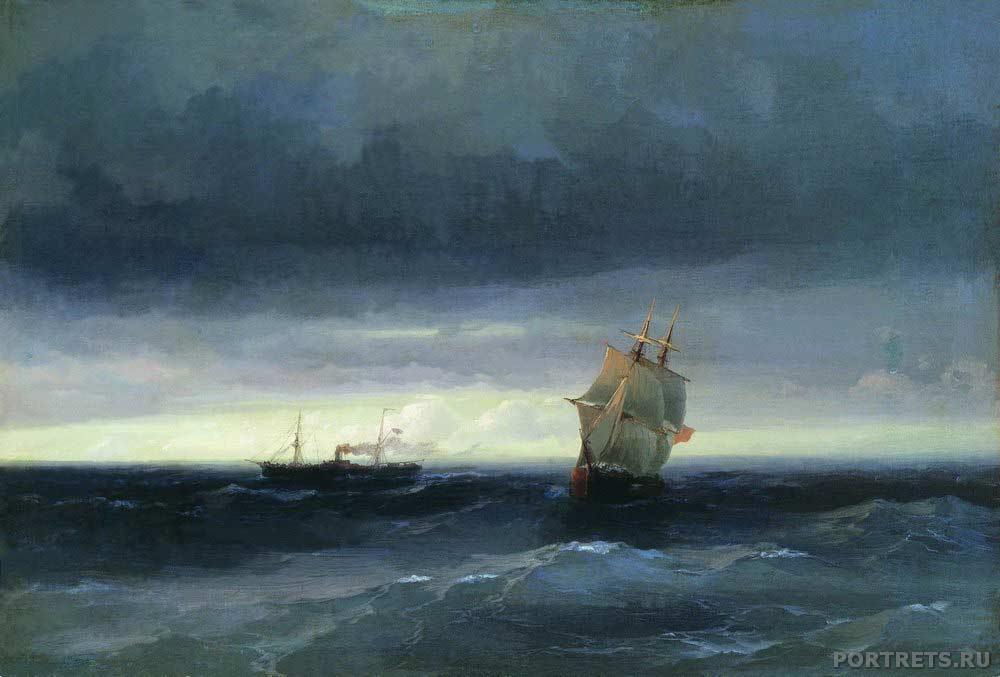 Картина Айвазовского. Море 1882