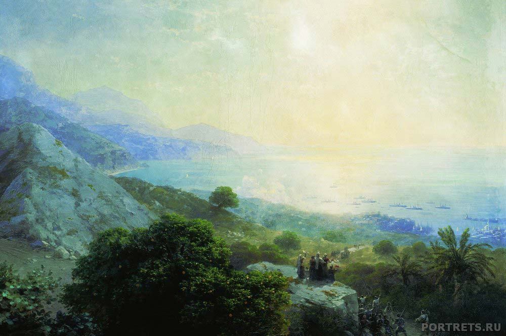 Айвазовский. Остров Крит. 1897, описание картины