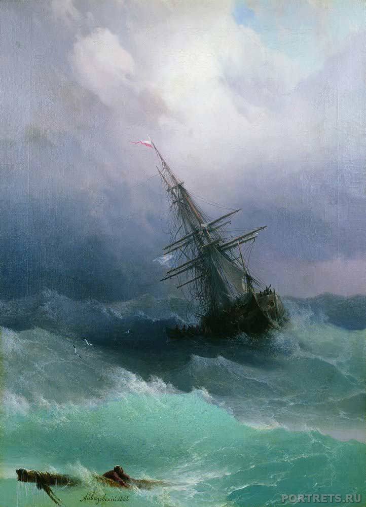 Айвазовский «Буря» 1868