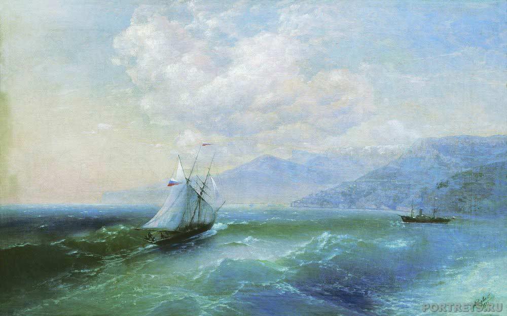 Айвазовский «У берегов» 1875