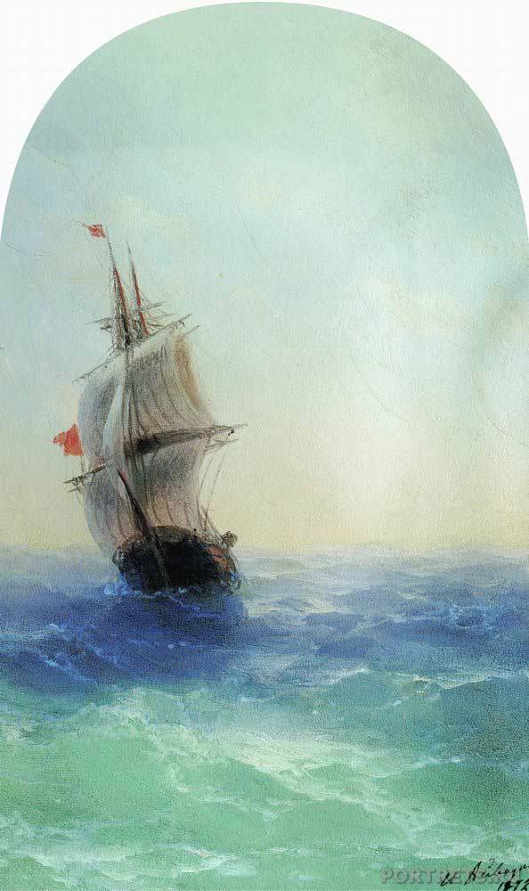Айвазовский. Бушующее море. 1872