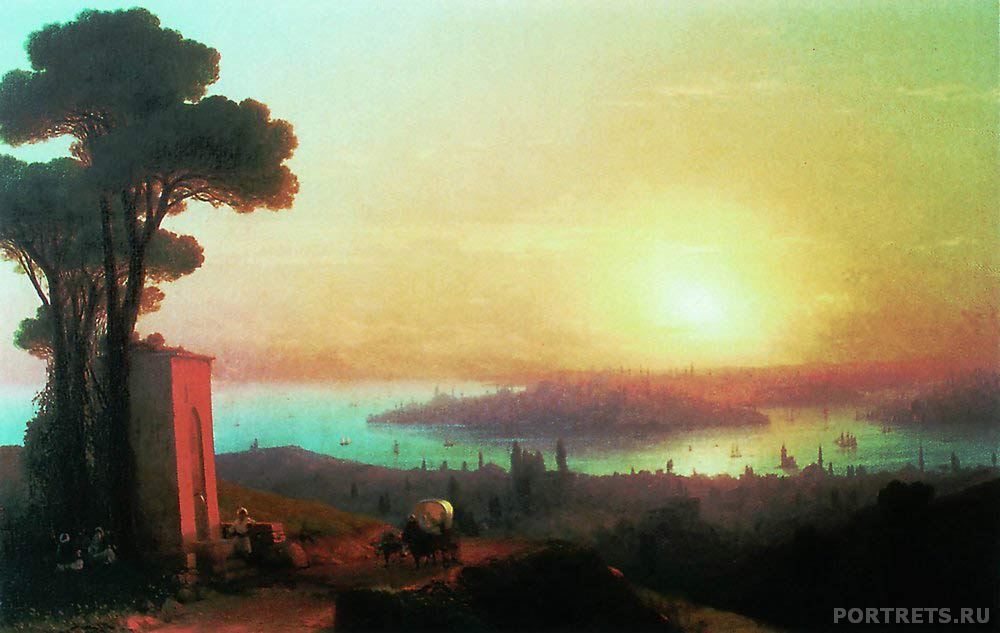 Айвазовский «Вид Константинополя с Чамлича»