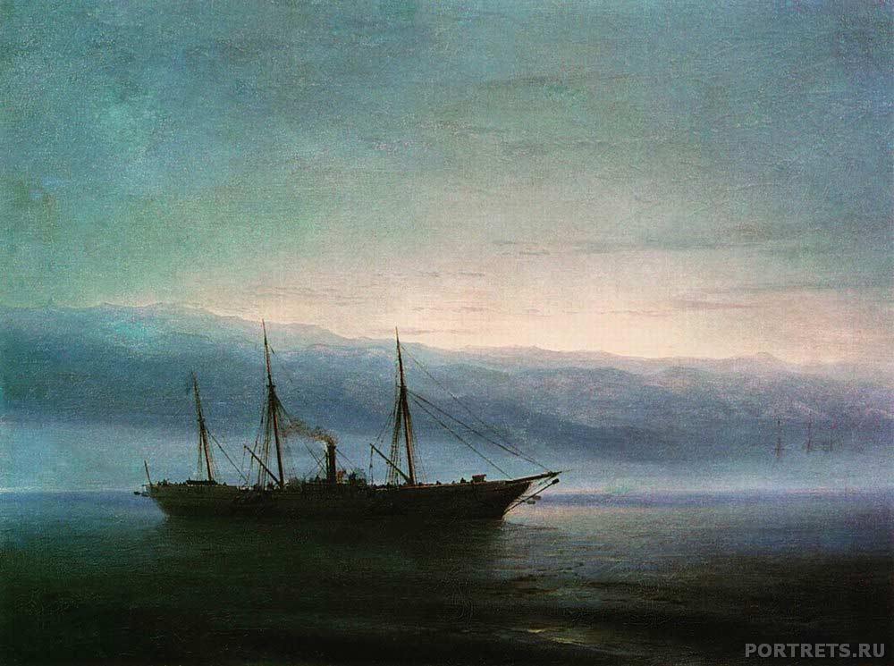 Перед боем. Корабль «Константин». 1872