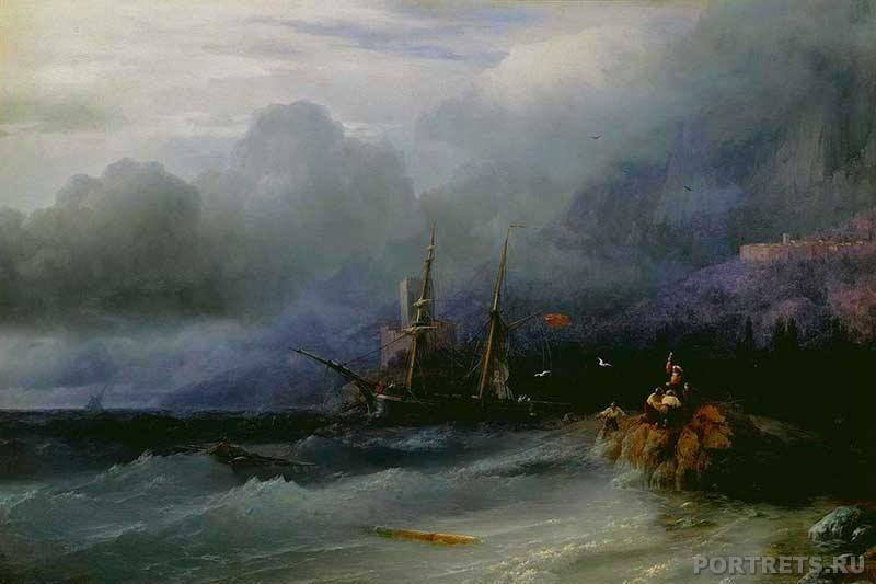 Картина Айвазовского Буря