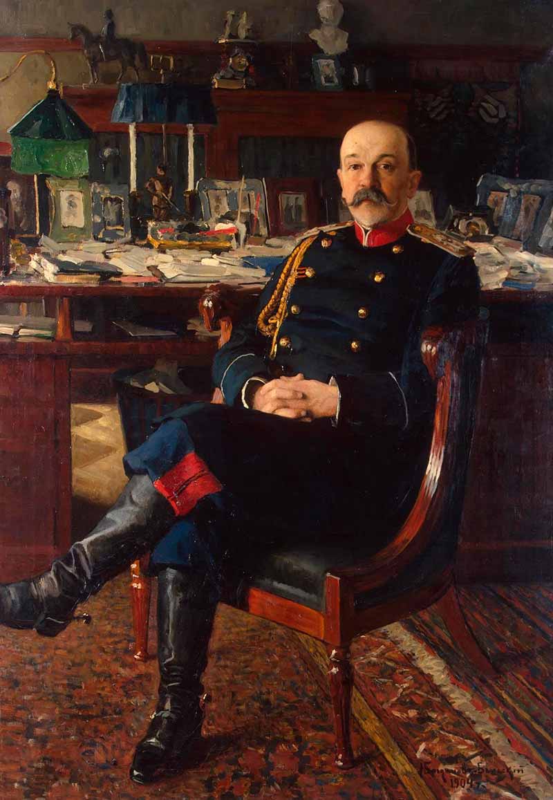 Портрет генерал-адъютанта Гессе П.П.. Богданов-Бельский