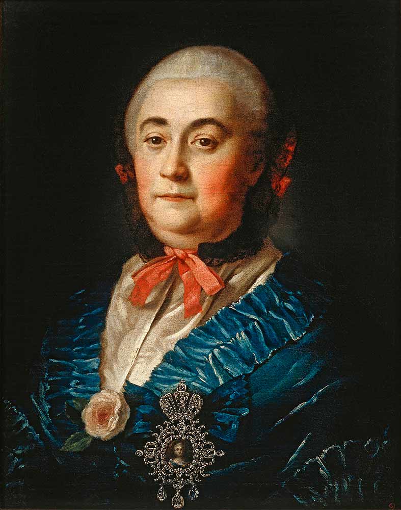 Женские портреты в живописи. Портрет Измайловой, 1759