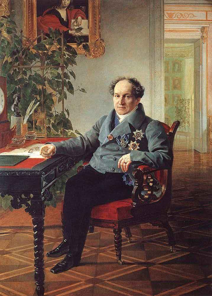 Портрет в образе по фото на холсте. Портрет члена Государственного совета князя А. Н. Голицына