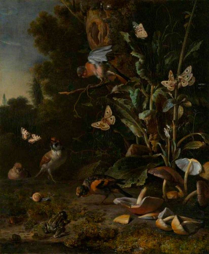 Картина «Бабочки» маслом на холсте