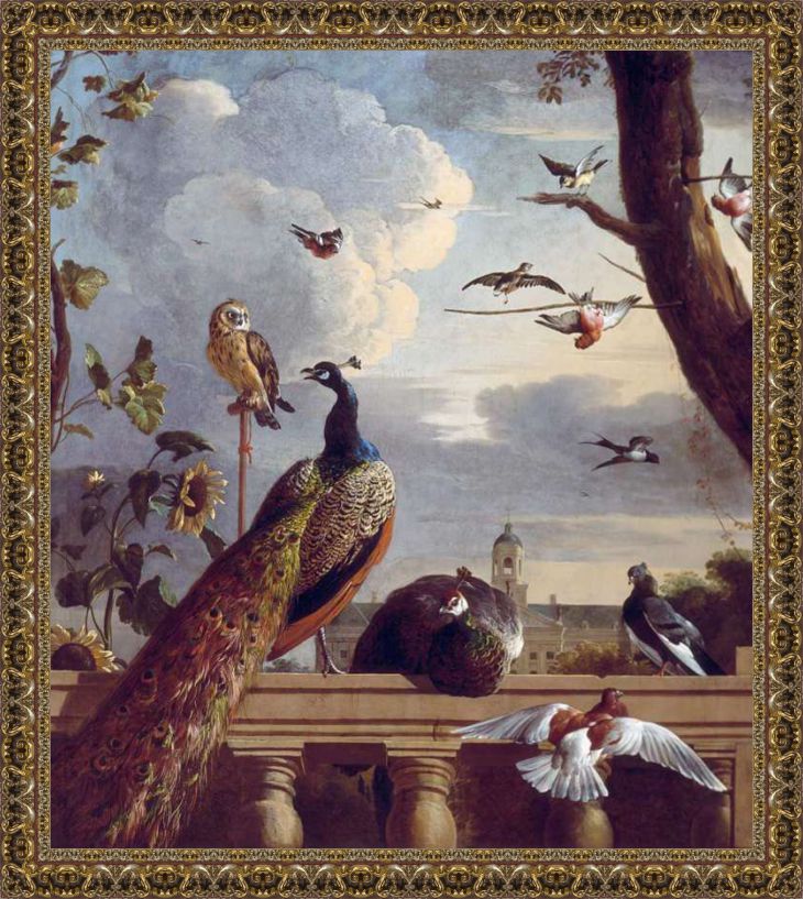 Красивая картина с «Птицами» маслом
