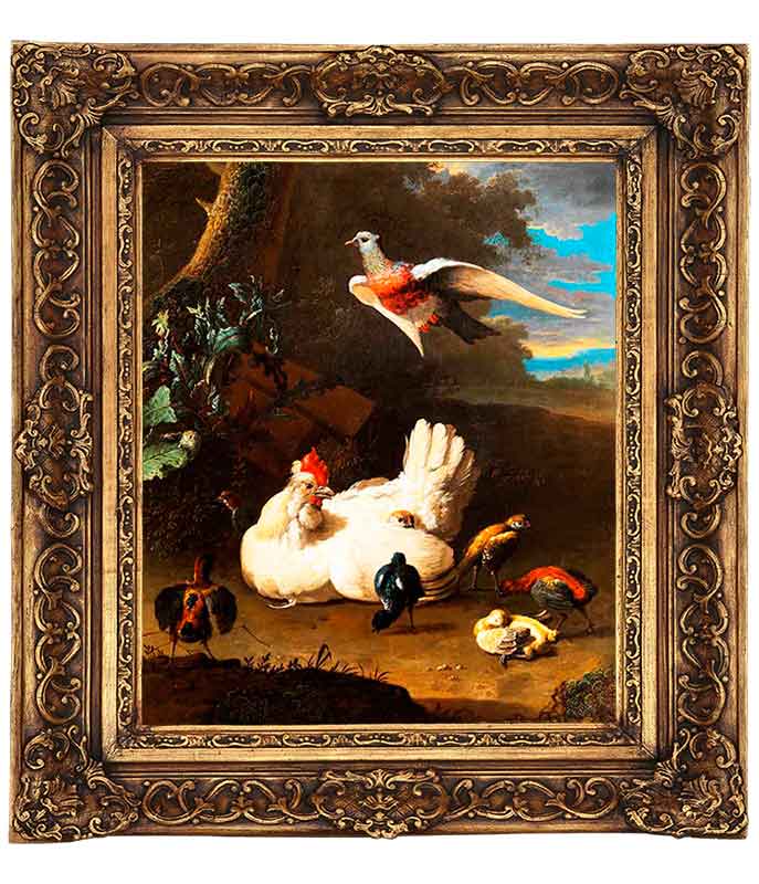 «Курица» на картине