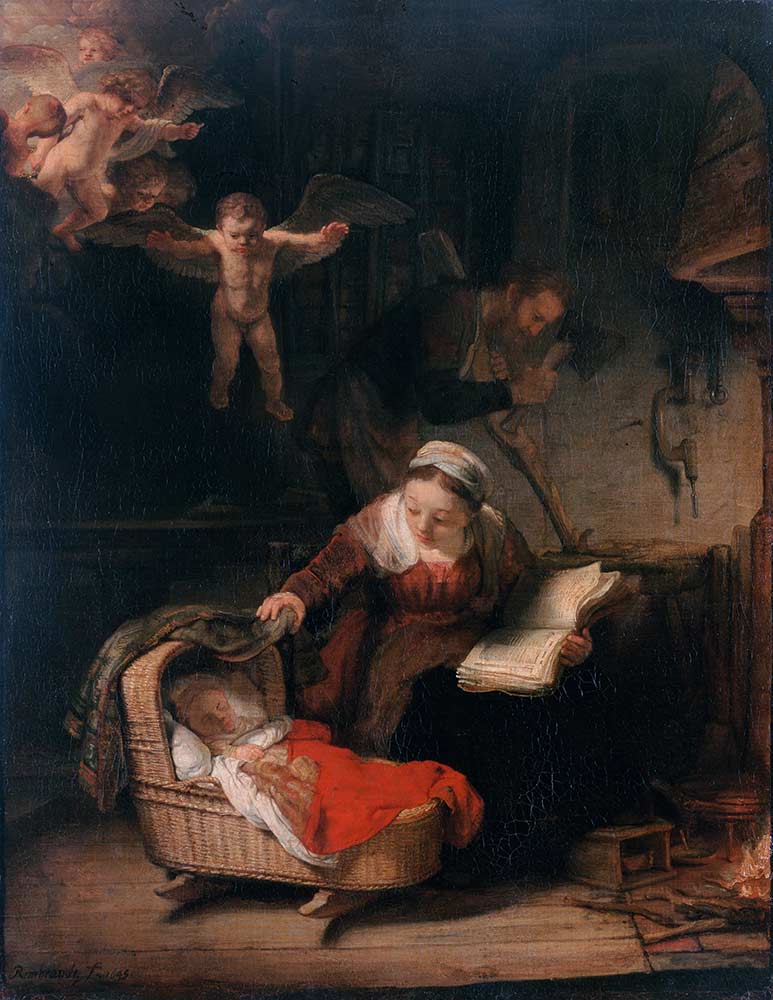 Картина «Святое семейство» Рембрандт