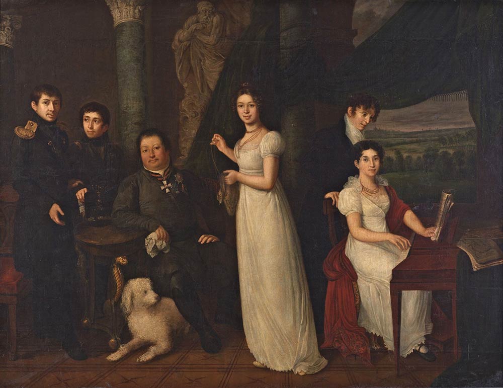 Семейный портрет графов Морковых, Тропинин