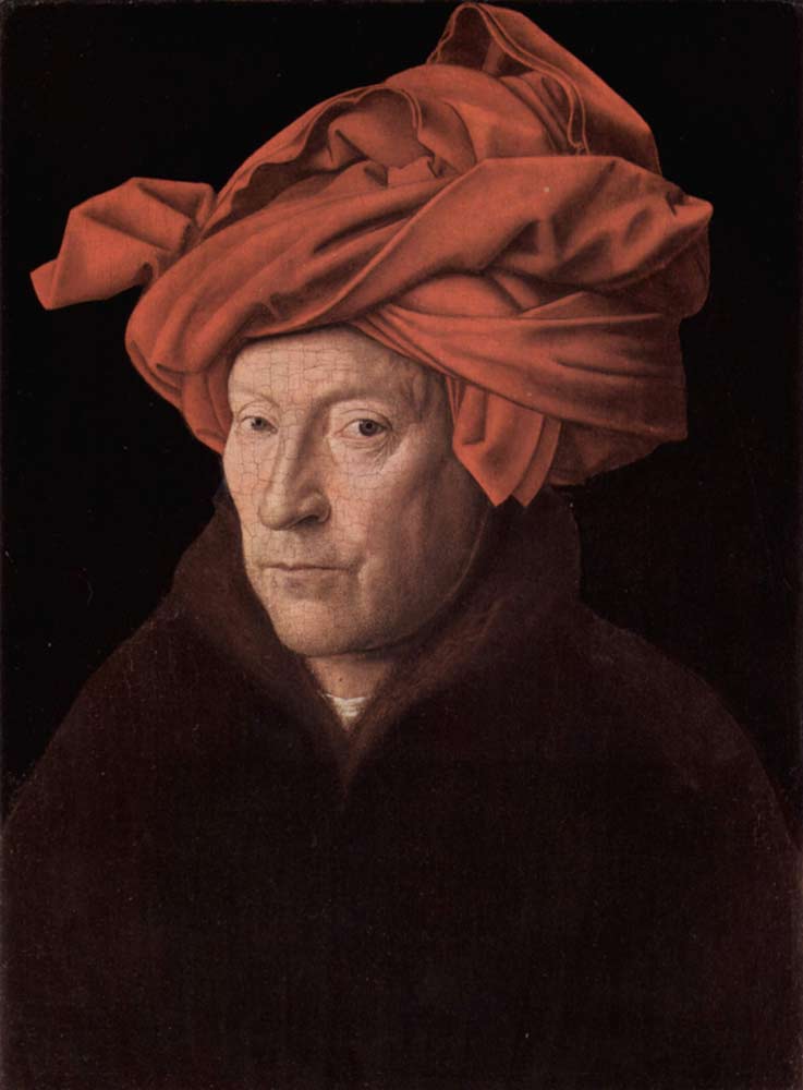  Портрет человека в красном в тюрбане, Ян Ван Эйк