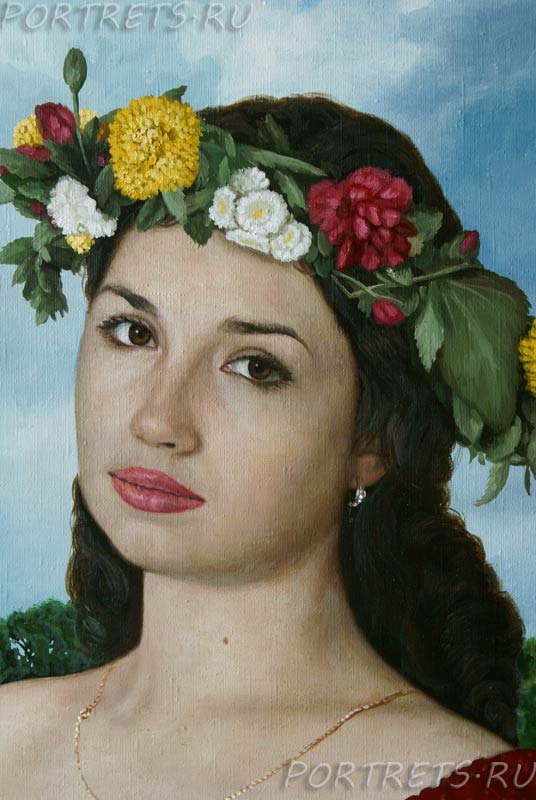 Портрет русской красавицы