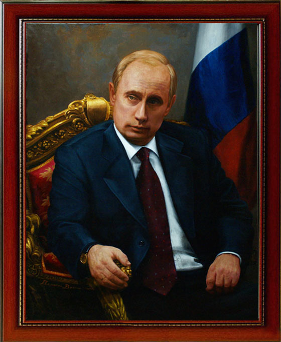 Портрет Путина в кабинет