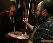 Портрет Путина В.В. в художественной мастерской портретов