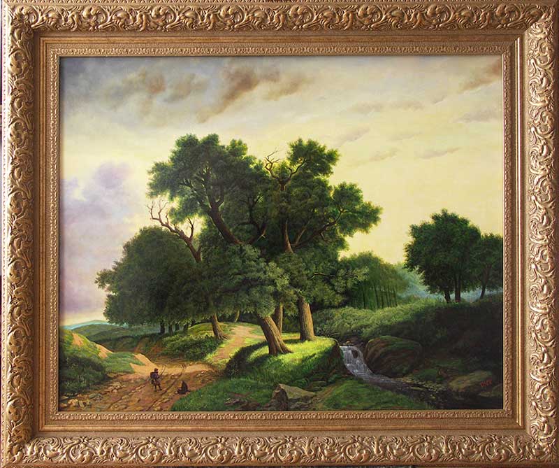 Голландский пейзаж 18 века