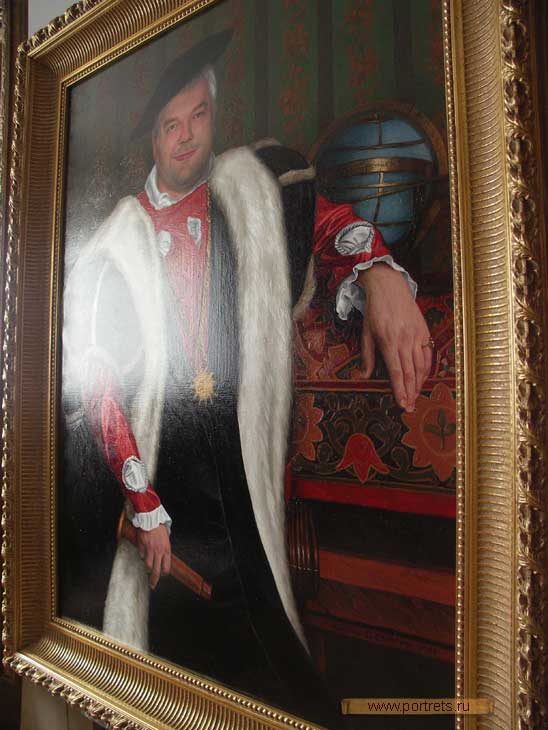 Портрет Кузьмина Олега Евгеньевича в костюме эпохи Возрождения