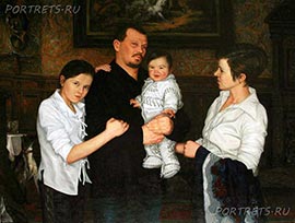 Семейный портрет. Художественная Галерея портретов