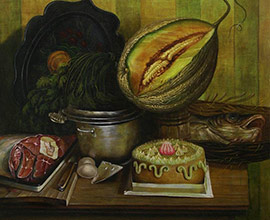 С Днем рождения масло, холст, 80х100 см, 2007 г. кисти Виктора Дерюгина