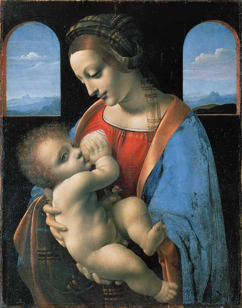 Леонардо да Винчи «Мадонна Литта» описание картины