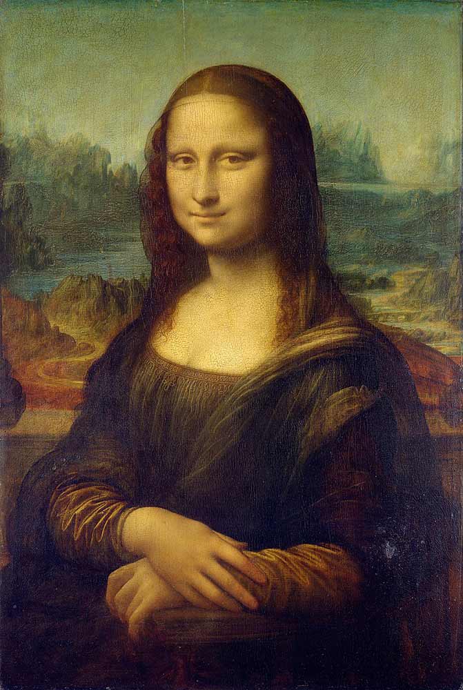 Портрет в образе по фото на холсте. Мона Лиза, картина Леонардо да Винчи