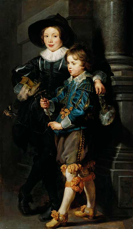 Детские портреты известных художников. Альберт и Николаас Рубенс