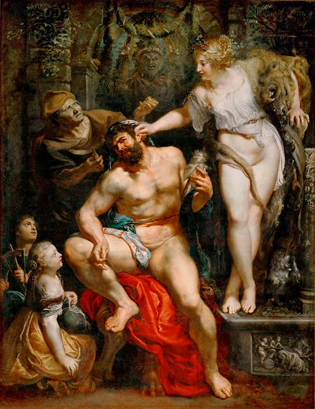 Картины «Ню» Геркулес и Омфала