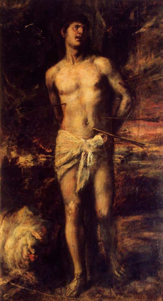 Святой Себастьян, картина Тициана