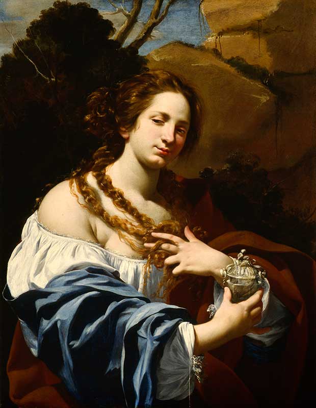 Вирджиния да Веццо, жена художника, в роли Магдалины