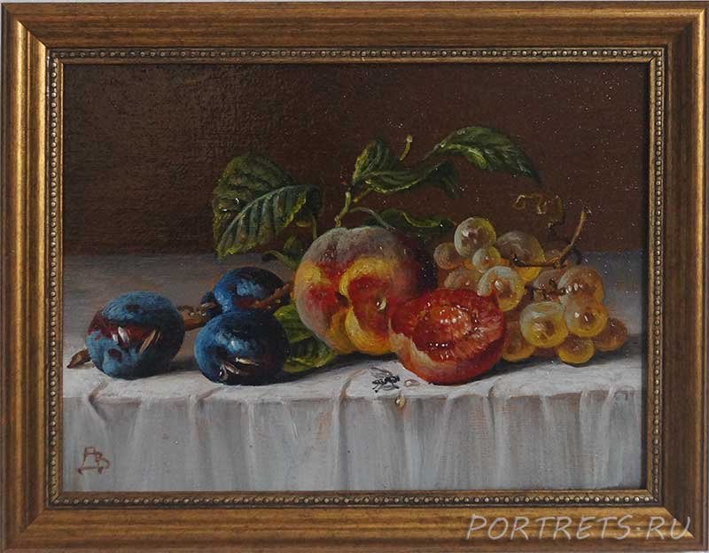 Малые голландцы Натюрморт с персиками