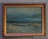 Самая маленькая картина Айвазовского в магазине Онлайн 15х20см.