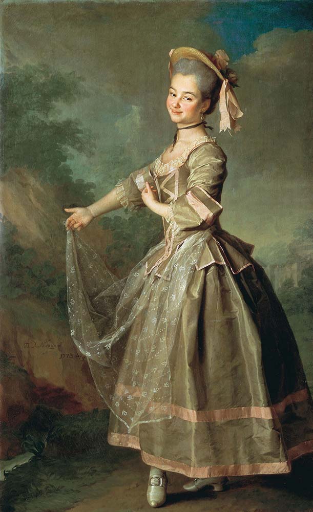 «Екатерина Нелидова» портрет Левицкого