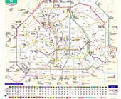 Карта транспорта в Париже