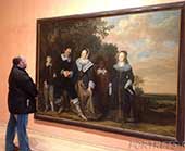 Изучение портретов в интерьере - подлинников известных картин в залах музея Тиссен-Борнемиса