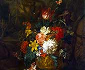 Ян ван Хейсум Натюрморты с цветами и фруктами №12