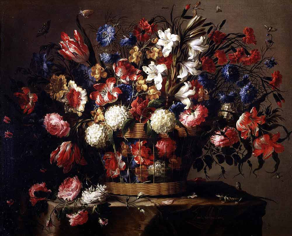 Музей Прадо, картины: Цветочный натюрморт голландия 17 век