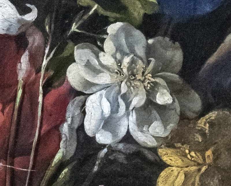 Корзина с цветами. Фрагмент №2 Арельяно, Хуан де