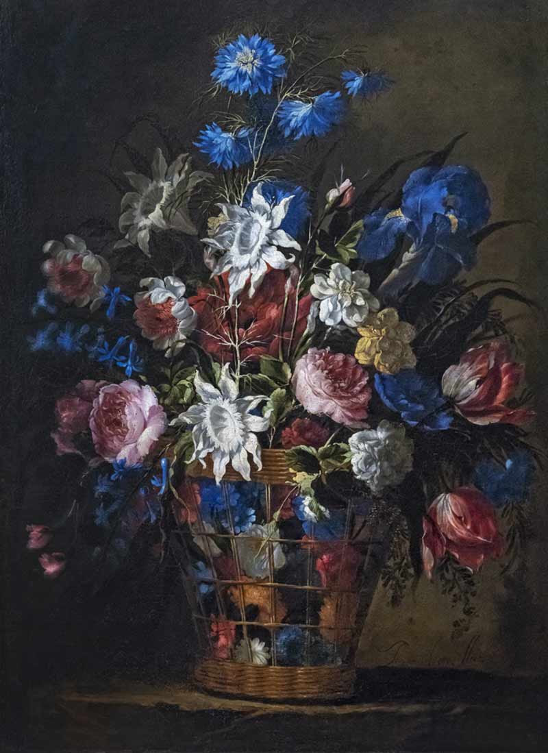 Арельяно, Хуан де. Корзина с цветами